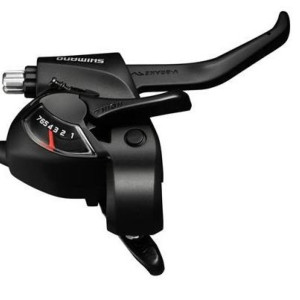 Шифтер/ручка торм. прав., SHIMANO TOURNEY ST-EF41-7R, 7 ск, 2050 мм, TOURNEY, черный