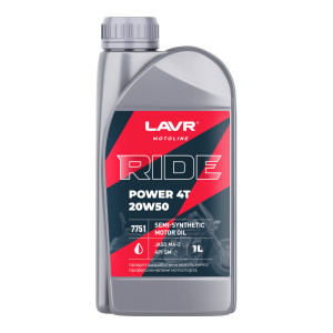 LAVR MOTO RIDE POWER 4T 20W50 SM 1л.