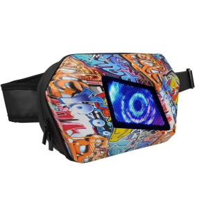 Рюкзак-сумка Evil Eye с LED экраном (Цвет: Граффити; )
