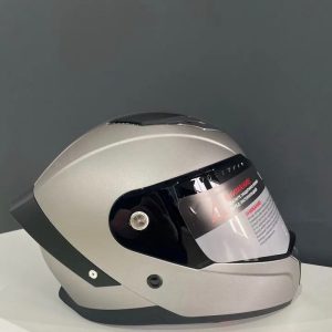 Шлем мотоциклетный VMC YM-850 (Серый матовый (размер M) Тонированный визор)