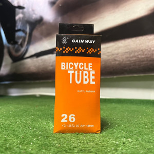 Камера, 26"x2,125/2,30, бутил, длинный ниппель