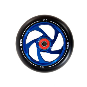 Колесо для трюкового самоката 110 мм с алюминиевым ободом, ABEC-11, 1шт, синий
