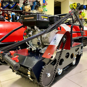 Мотобуксировщик ИСТЕМ 6,5 (6,5 л.с. 168F двиг.Carver/ ручн старт. редуктор, шир. гус. 380 мм)