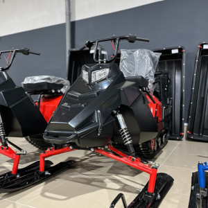 Мотобуксировщик Страйк 15 лс, задняя подвеска склизовая