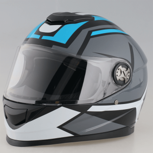 Мотошлем RACER BLD-M62 (M) серый/синий (9)