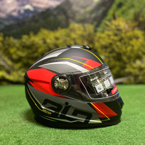 Мотошлем RACER BLD-M62 (XL) черный/красный (9) интеграл