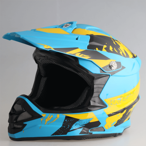 Мотошлем RACER JK316 (L) синий/оранжевый (9)