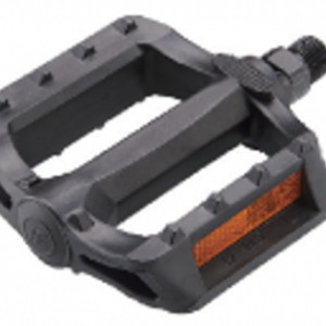 Педали, пластик, 10.5 х 9.5 см, резьба 9/16, PDP-142, чёрный