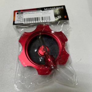 Пробка бензобака кросс CNC красная