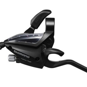 Шифтер/ручка торм. лев., SHIMANO ACERA ST-EF500-L, 3 ск, 1800 мм, черный