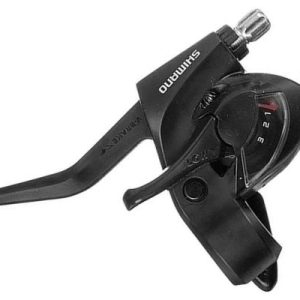 Шифтер/торм.ручка SHIMANO TOURNEY EF41, лев., 3 cк., трос, 1800 мм, черный