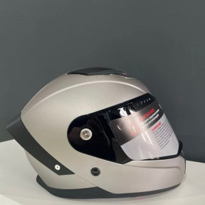 Шлем мотоциклетный VMC YM-850 (Серый матовый (размер L) Тонированный визор)