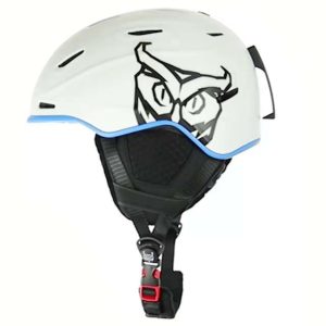 Шлем зимний White Owl HK004, L (58-61 см), белый с синим