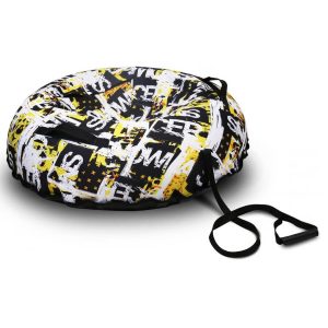 Тюбинг принтованный (ТБ5К) D-1000 (ТБ5К-100/1,Snowracer,чёрный,РИП-СТОП 300Д)