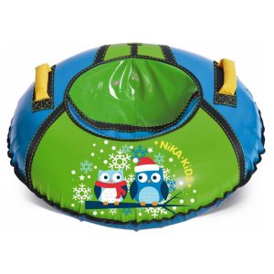 Тюбинг с рисунком (ТБ1КР) D-700 мм (ТБ1КР-70,зелёный/синий,Совушки,автотент ПВХ)