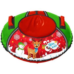 Тюбинг с рисунком (ТБ1КР) D-700 мм (ТБ1КР-70,красный/зелёный,Олень,автотент ПВХ)