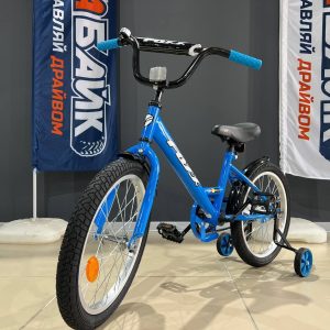 Велосипед FOXX 18" YT синий, сталь, тормоз нож, крылья, защита цепи