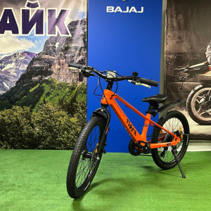 Велосипед NOVATRACK 20" TIGER, магнезиевая.рама, оранжевый, 6-скор, TY21/TS38, диск.тор.STG