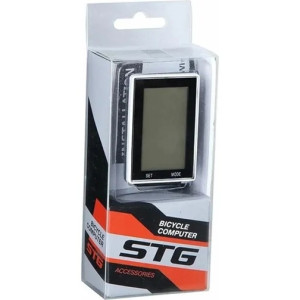 Х81880 Велокомпьютер STG JY-M19-CL проводной, 15 функций, батар в компл. 1шт.