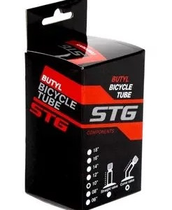 Х95434 Камера для колеса STG, бутил,10Х1.75/2.25", изогнутый автониппель 33 мм ((упак.: коробка))