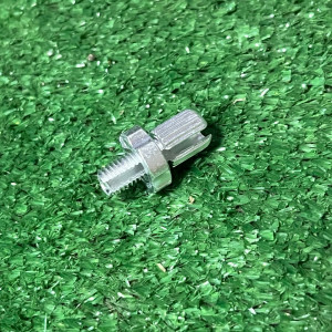 Натяжитель троса тормоза M7х16мм, алюминиевый, серебристый