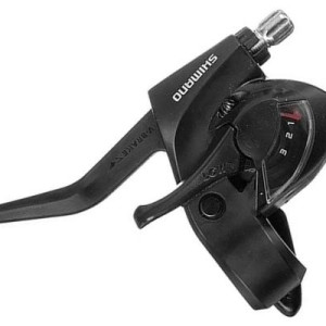 Шифтер/торм.ручка SHIMANO TOURNEY EF41, лев., 3 cк., трос, 1800 мм, черный