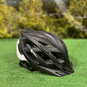 Шлем, KLONK, MTB, S/M, черный/белый, 12014