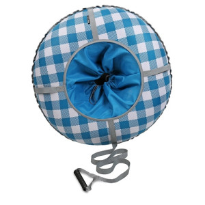 Тюбинг D-800 (ТБК-П) экономный с принтом (ТБК-П80/К, Клетка, капри, ткань Оксфорд, автотент ПВХ 550)