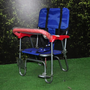 Велокресло детское JL-190 (Цвет: Синий / Серебристый )