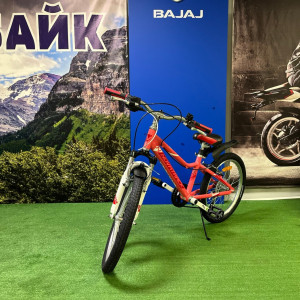 Велосипед NOVATRACK 20" NOVARA алюм., коралловый, 6-скор, TY21/TS38/SG-6SI, V-brake