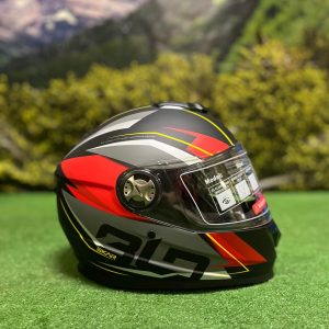 Мотошлем RACER BLD-M62 (XL) черный/красный (9) интеграл